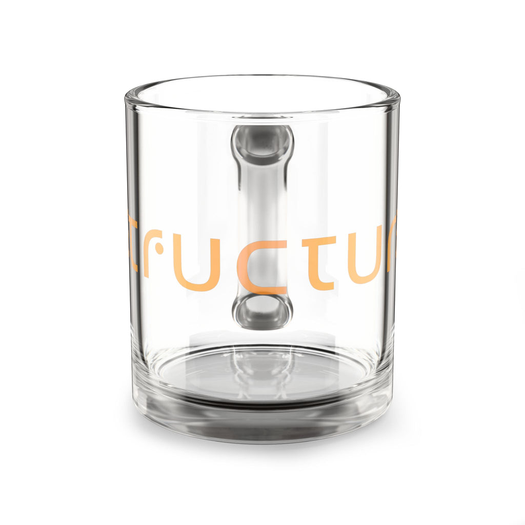 Stylish Glass Mug, 10oz